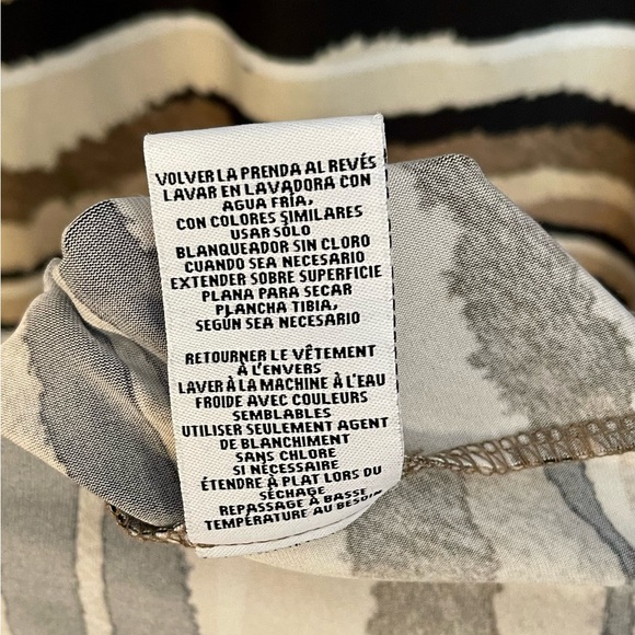 Ruby Rd Must Have Torn Stripe Dress Size XL - Picture 3 of 4